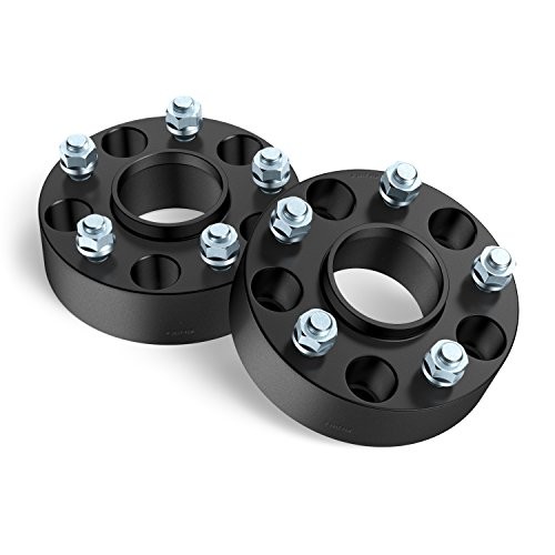 1.5 in Hubcentric 5×4.5 Wheel Spacers (70.5mm 38mm (1.5in) Thickness 2 Black