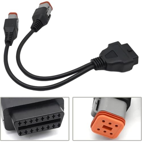 4pin 6pin Motorcycle OBD2 Diagnostic Adapter Cable 4pin 6pin 2 in 1 Fit for