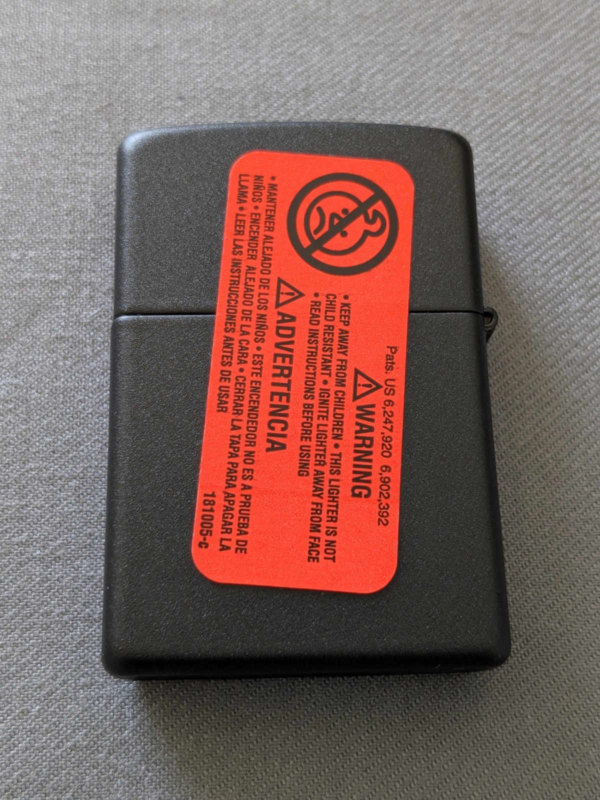 2008 KIT RAE VAELEN BLACK MATTE ZIPPO LIGHTER MIB RARE