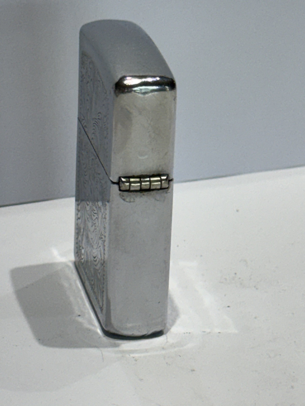 Vintage 1992 ZIPPO Lighter Venetian Scroll NO Monogram or Engraving ( F VIII )