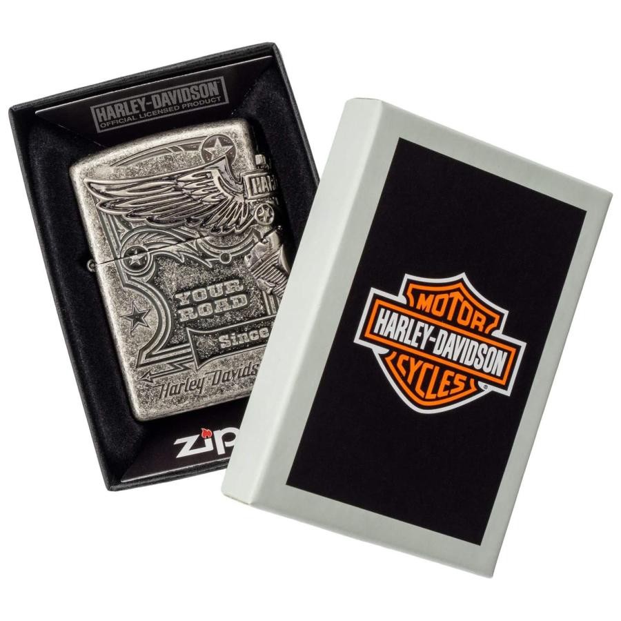 ZIPPO Writer Harley-Davidson Japan Limited Barrel finish Silver HDP-28 New