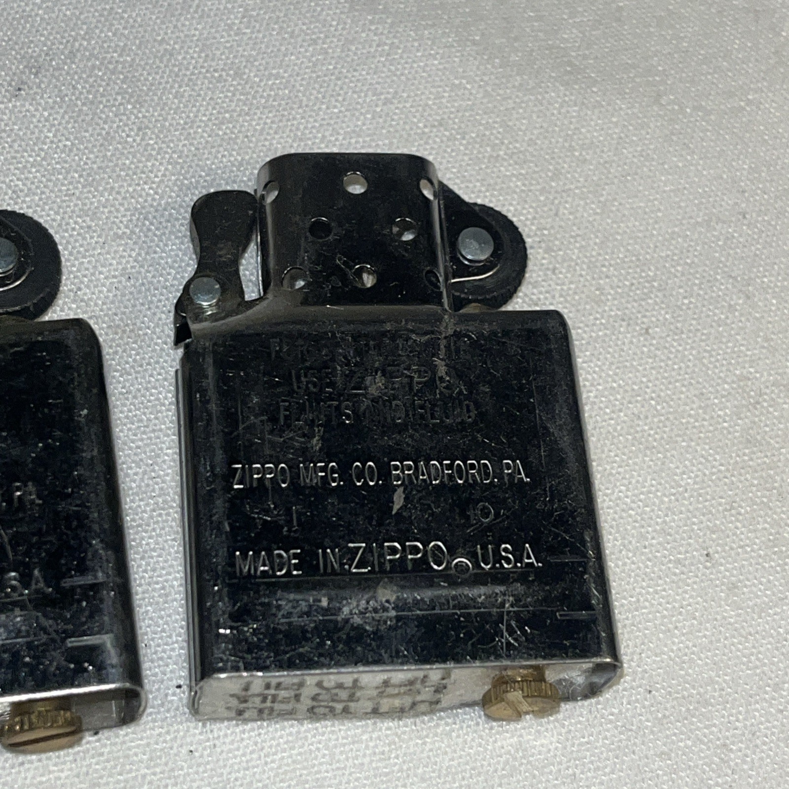 3x STANDARD GENUINE ZIPPO INSERT 1 10 Unused