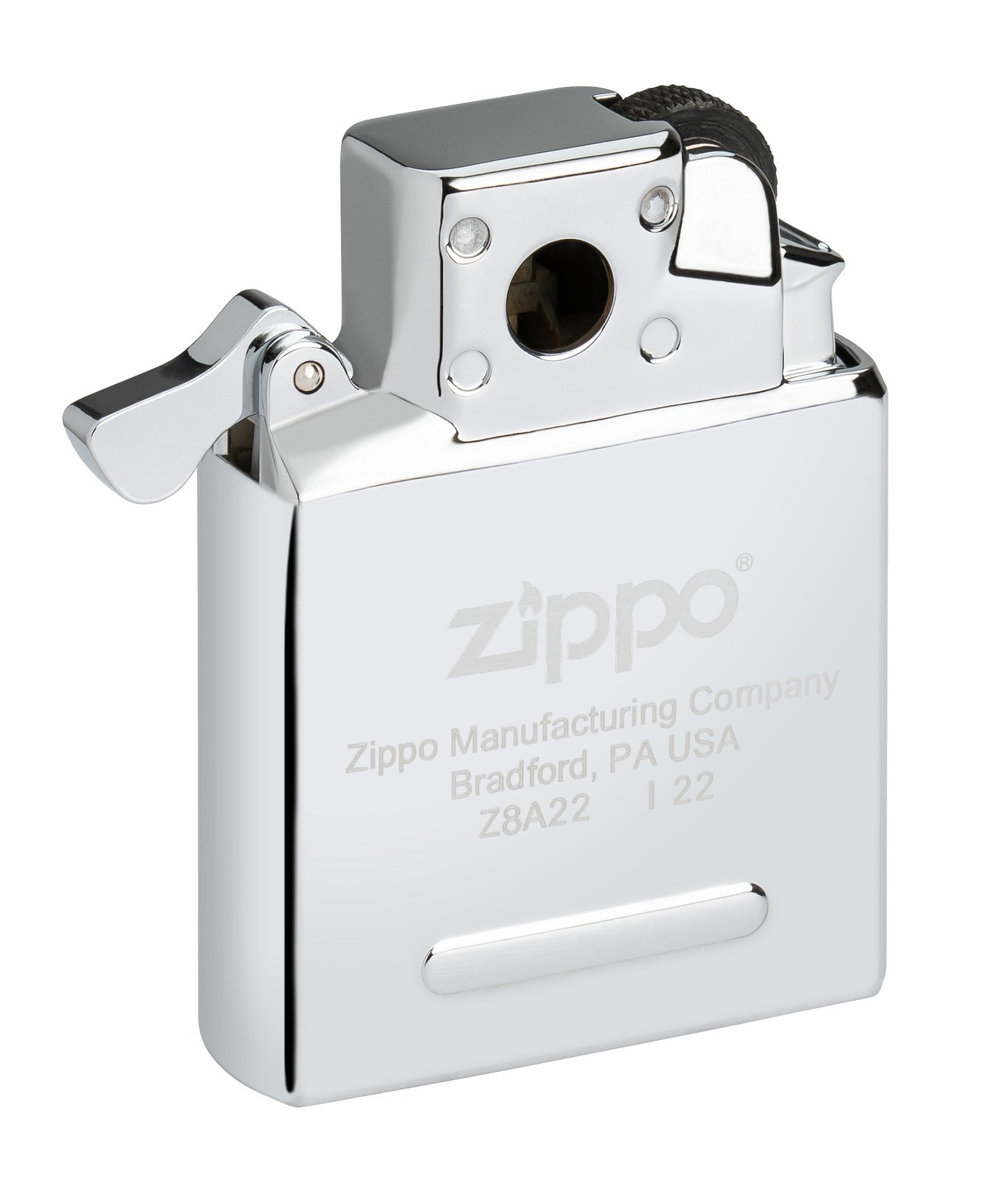 Zippo – Yellow Flame Chrome Butane Pipe Lighter Insert (Unfilled) – 65880