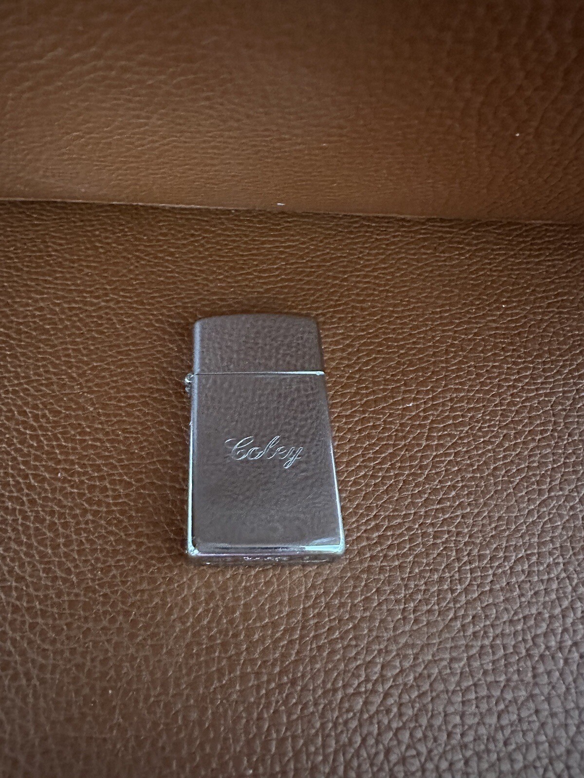 Zippo XIII 1997 Slim Lighter Bradford PA Made In U.S.A. With Engraved Name