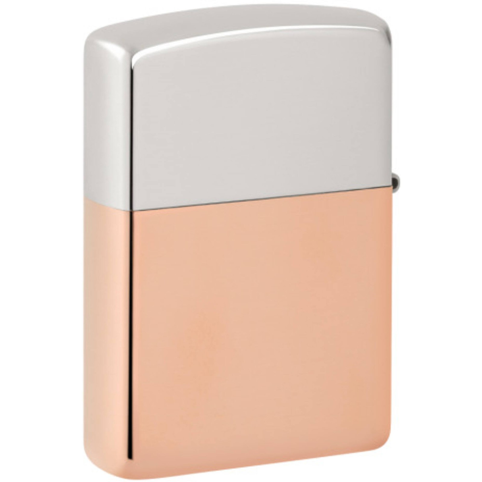 Zippo Windproof Pocket Lighter Bimetal CB Copper and Sterling Silver 48694