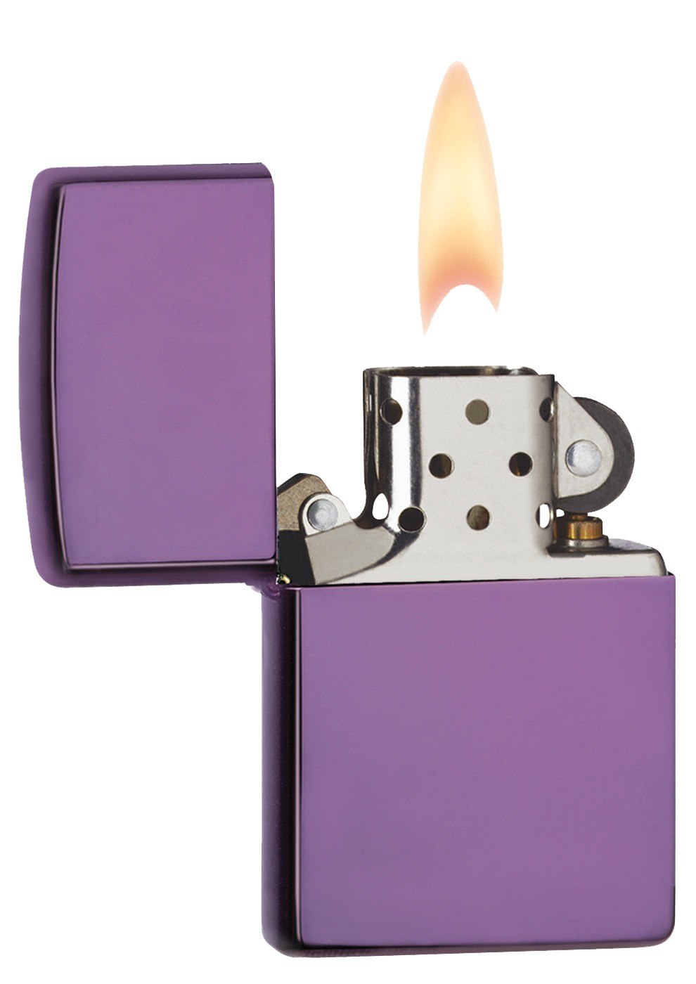 Zippo Classic High Polish Purple Windproof Pocket Lighter, 24747