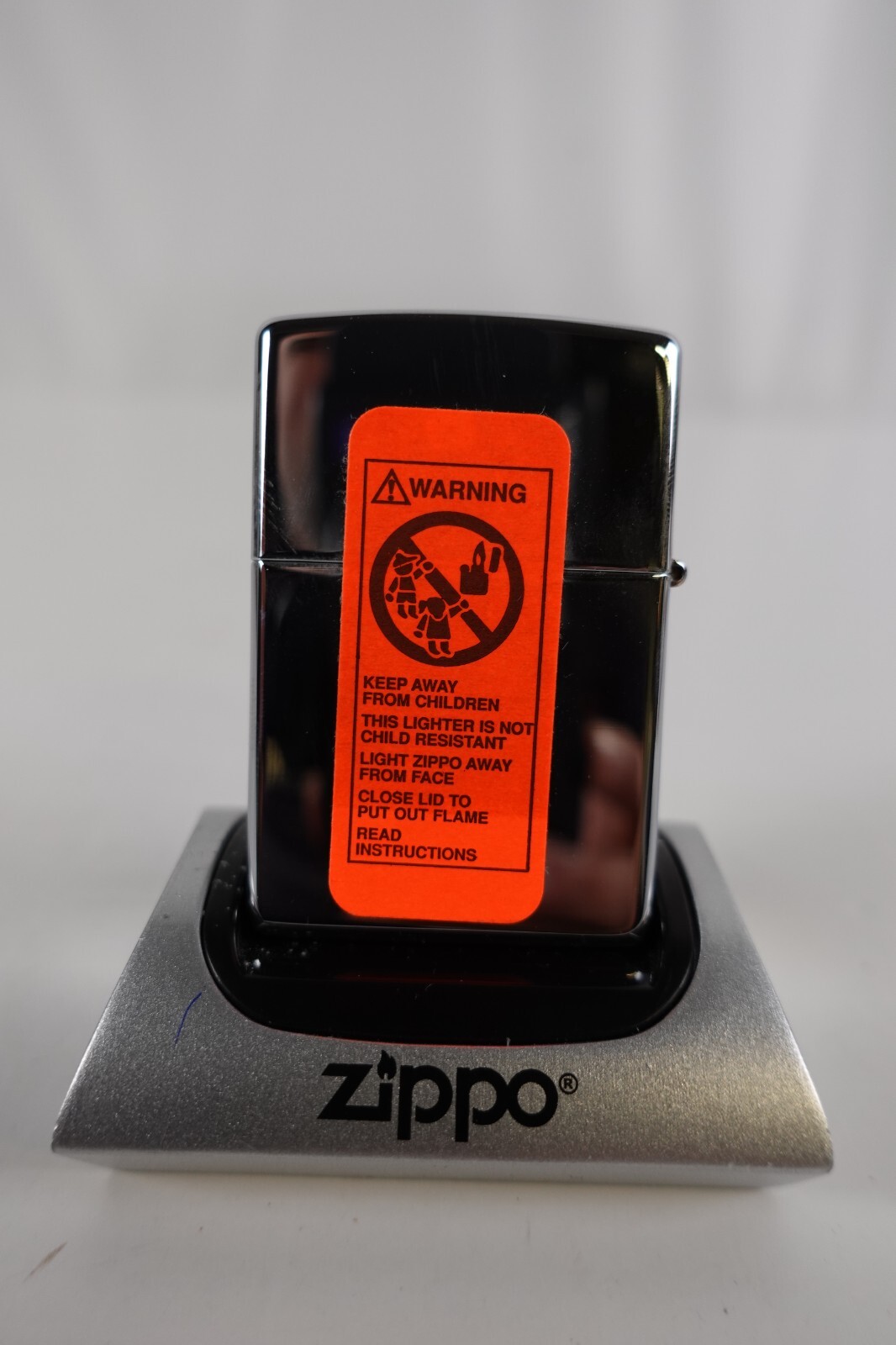Zippo Spellout Tire Track Logo Textured Zippo Unstruck New Cool