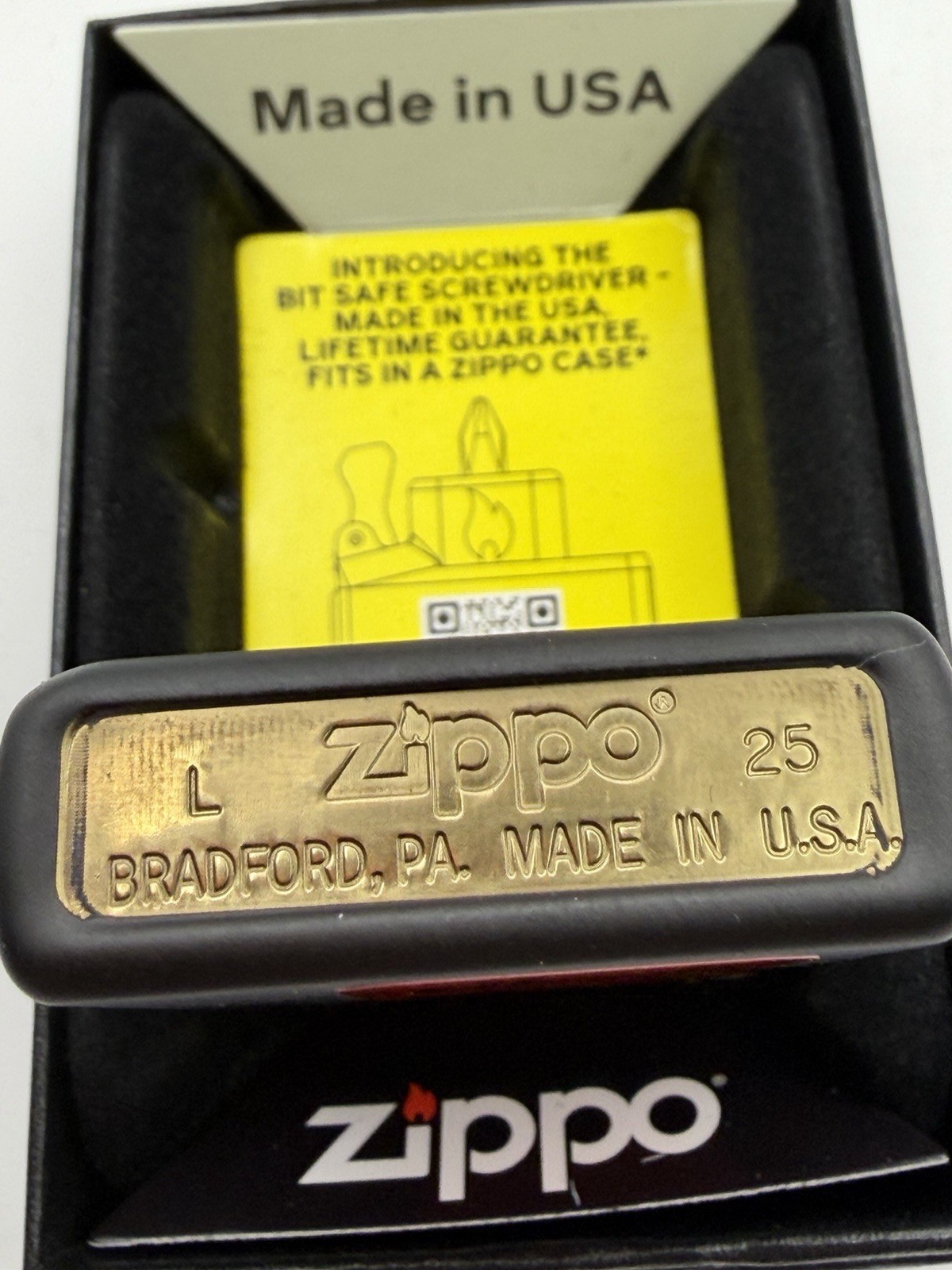 2025 Barber Shop Premium Service Black Matte Zippo Lighter New 47479