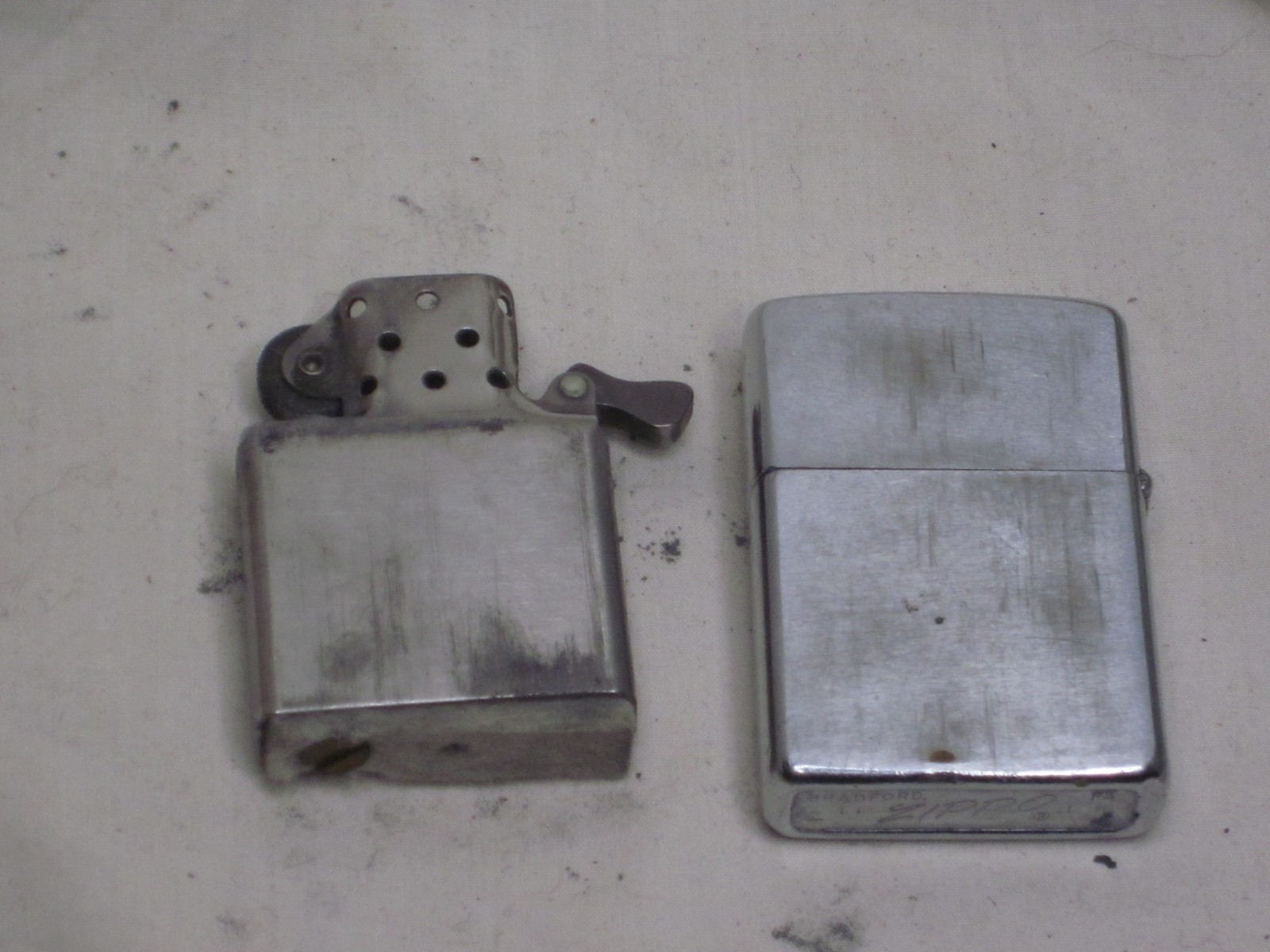 vintage ZIPPO lighter MOROCCO U.S NAVAL TRAINING COMMAND KNOWLEDGE UNDERSTANDING