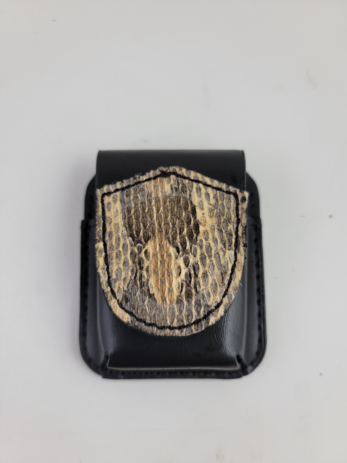 Real Rattlesnake skin ZIPPO lighter case Pouch holder all handmade natural color