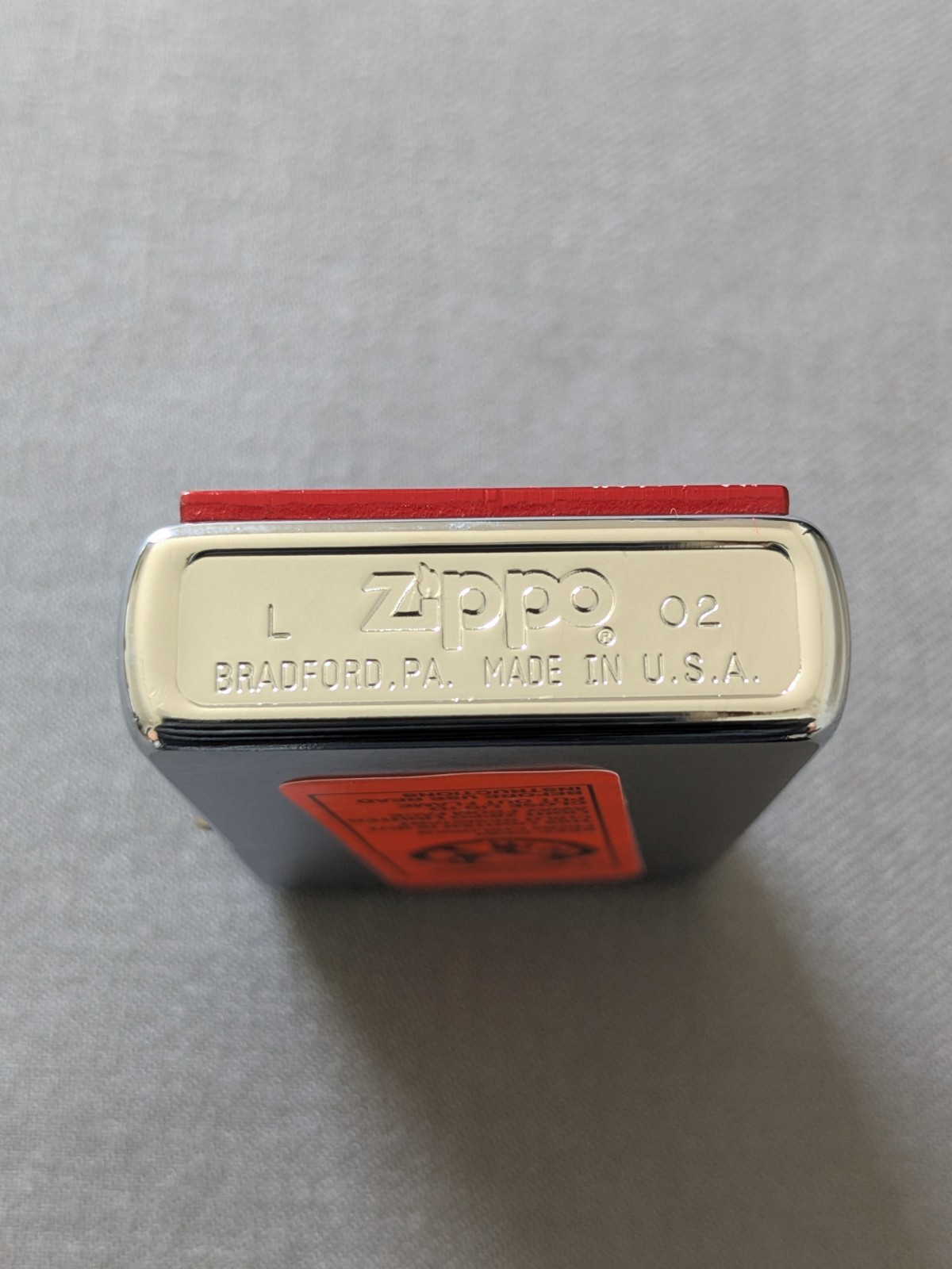VTG 2002 BIG BEN CLOCK, LONDON RED ANODIZED ALUMINUM ZIPPO LIGHTER UNUSED RARE