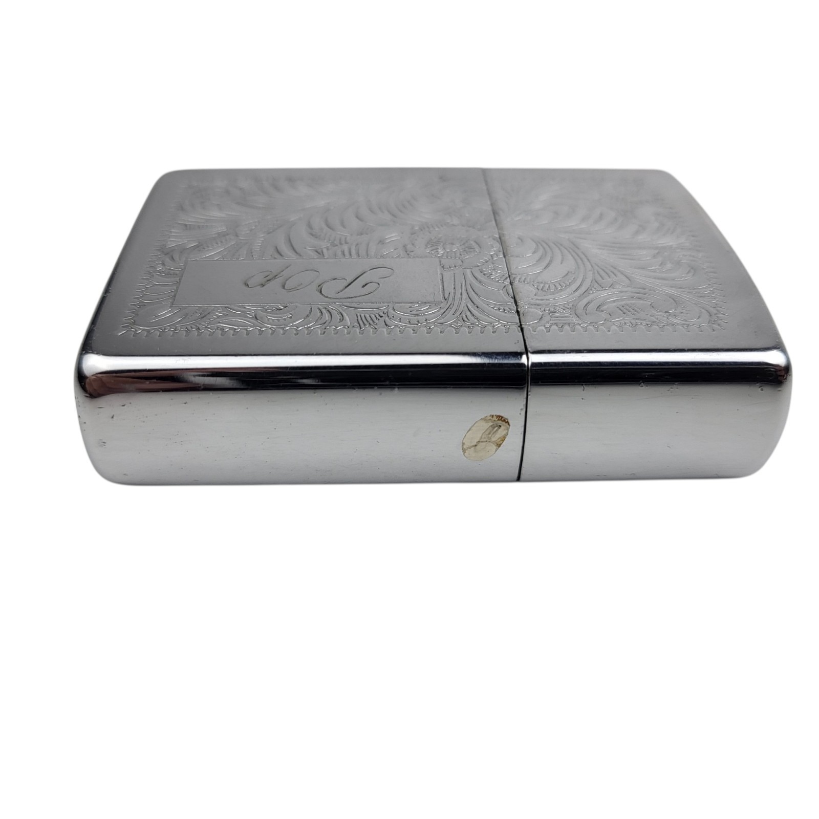 1992 Vintage Zippo Lighter – Florentine / Venetian Scroll Design Pop Needs Flint
