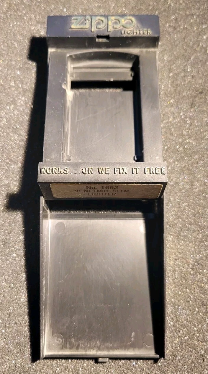 Zippo Lighter Empty Box Lot X2 Older Plastic, Current Style Box & Sleeve EX Cond