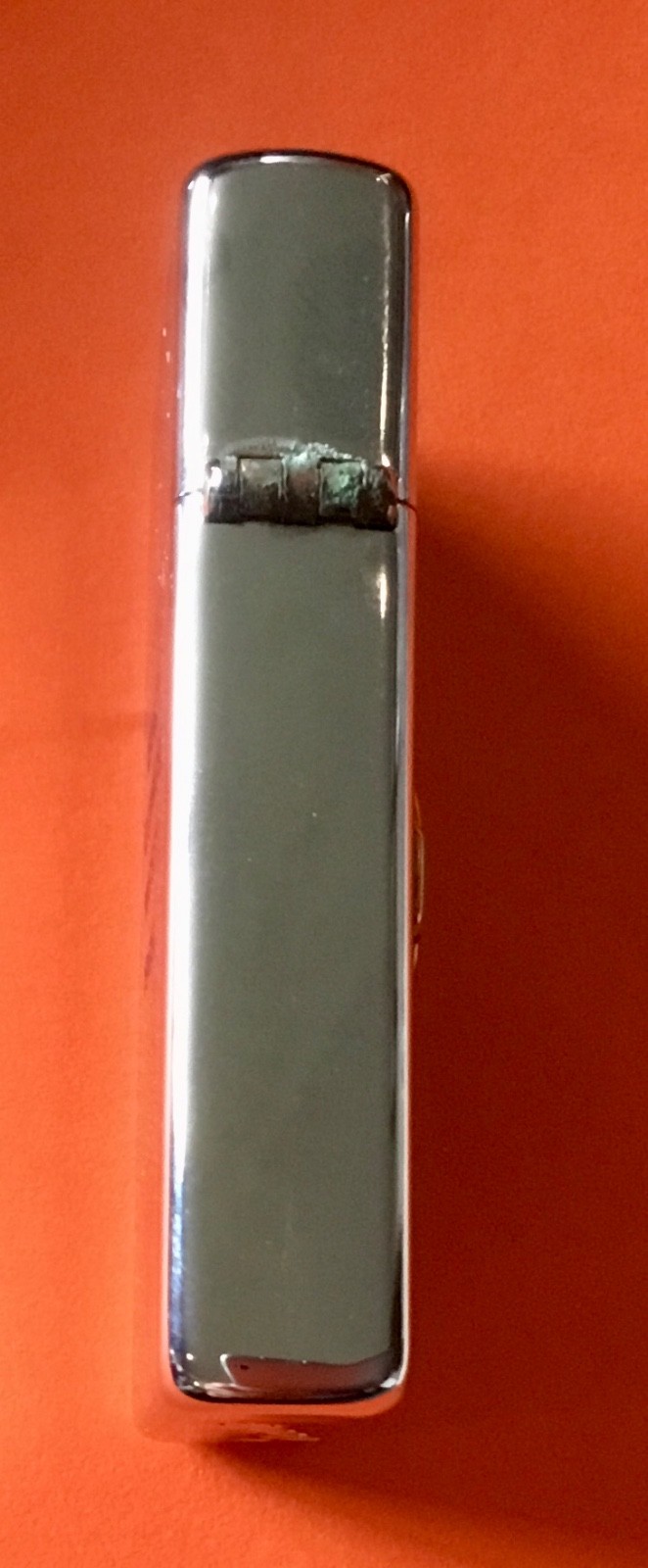 NOS 1965 Zippo Lighter GULF GAS & OIL SLIM LIGHTER UNUSED IN BOX! XLNT SEE PICS!
