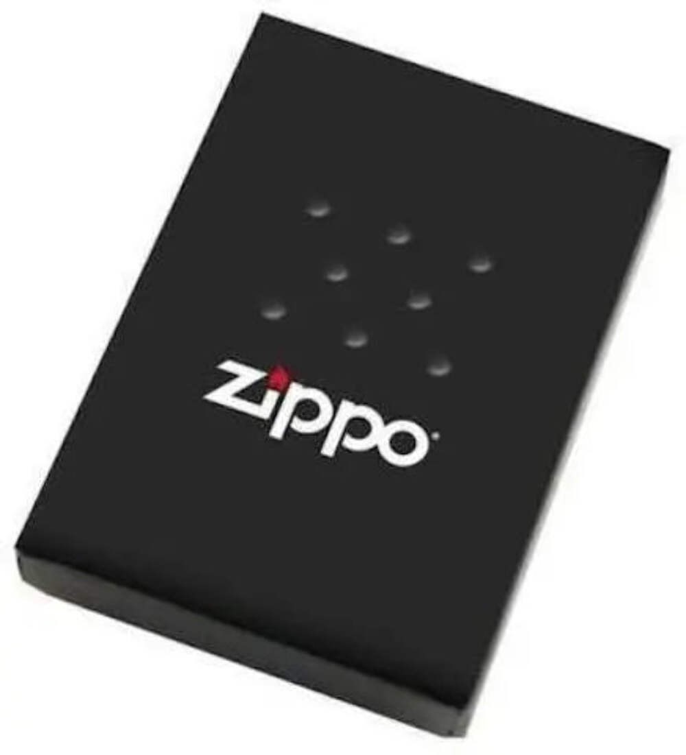 Zippo Lighter – Skull Broken Glass Black Matte
