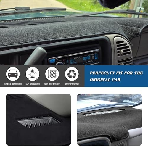 Dashboard Dash Cover Mat Compatible with 1997 1997-2000 Chevy Chevrolet and GMC