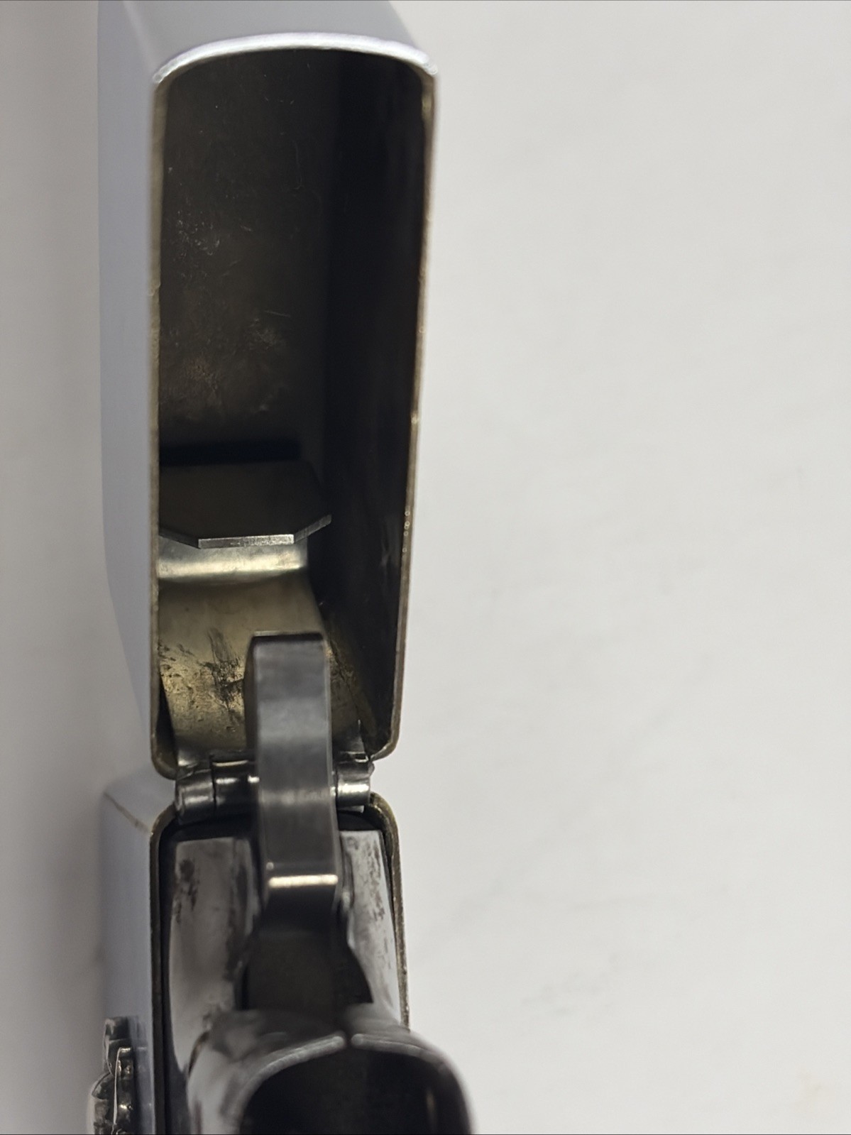 Vintage 1950s Zippo US Marines Lighter Very Rare New Flint.