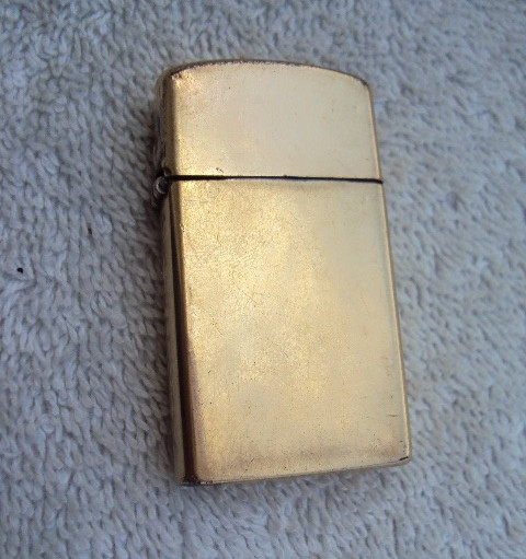1957 10k Gold Filled Slim Zippo Lighter First Place SUNOCO 1958 Moonshiner