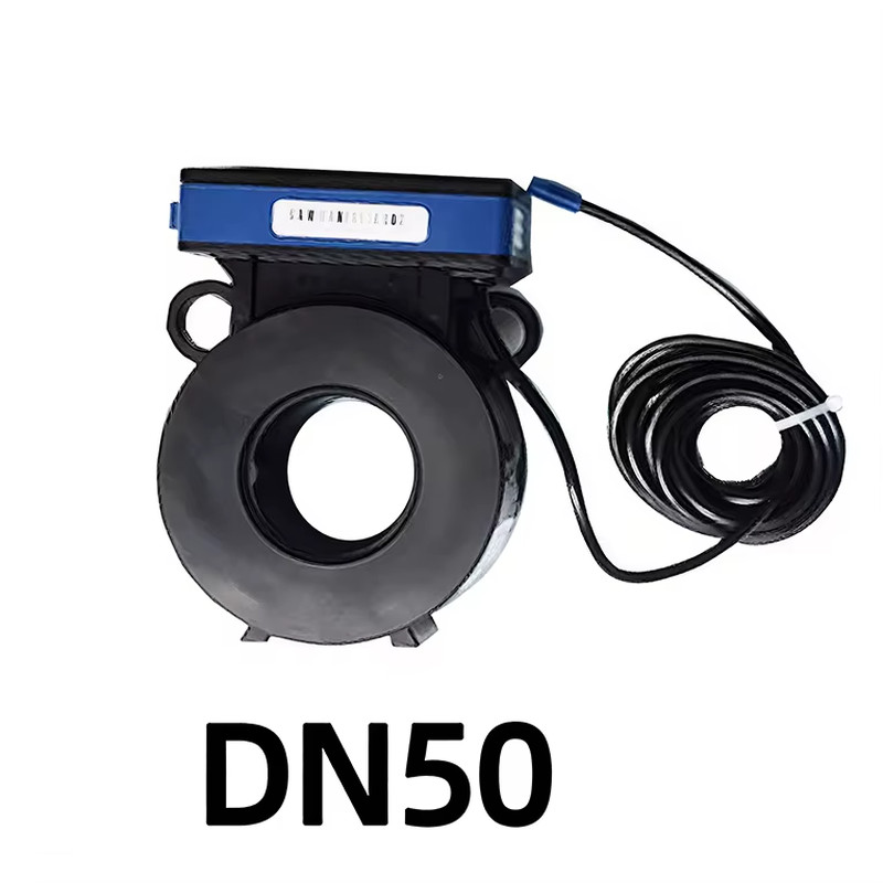 Digital Ultrasonic Water Meter RS485 Output Flowmeter Battery Powered Flange Cla