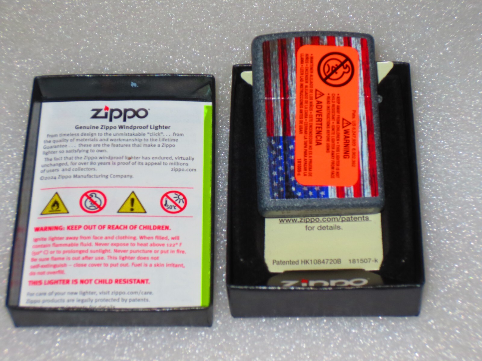 *NEW* Snap-On Tools ZIPPO Lighter „AMERICA“ FLAG Collectible ZIPPO 2025 NIB!