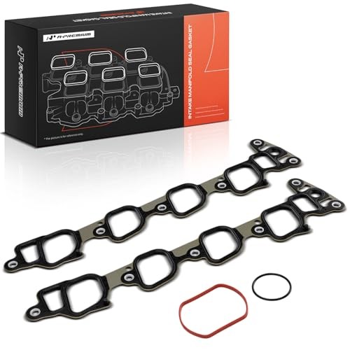 Lower and Upper Engine Intake Manifold Gasket Set Compatible with Ford