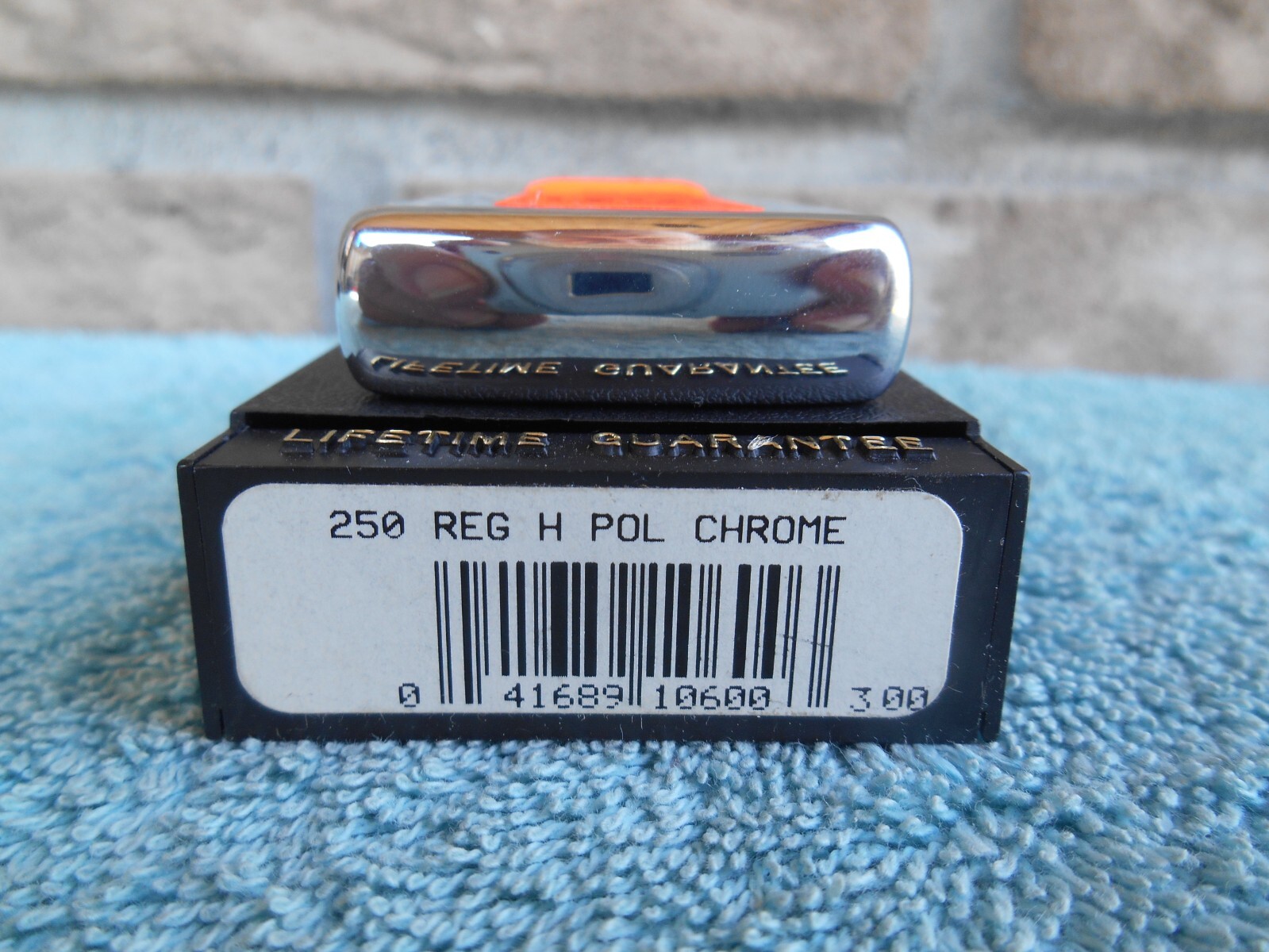 VINTAGE ZIPPO 1996 I-XII POLISHED CHROME CIGARETTE LIGHTER. TO GRANDPA WITH LOVE