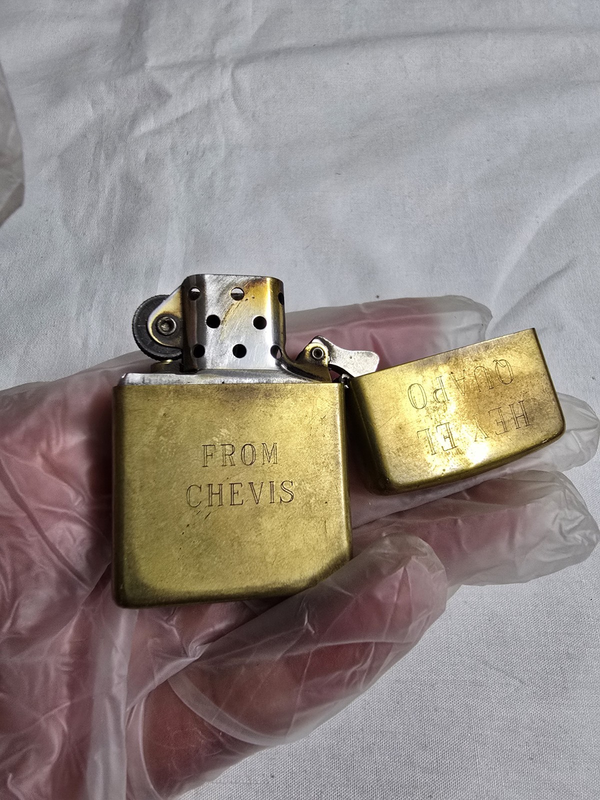 Zippo 1932-1990 Commemorative Solid Brass Lighter. RARE