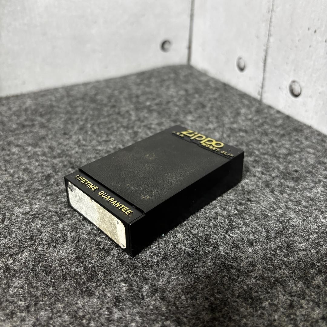 ZIPPO Genuine Money Clip U.S.A Vintage with Rare Plastic Display Case