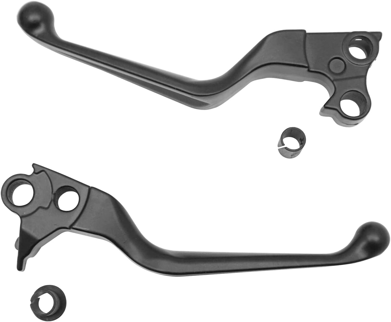 Black Brake Clutch Lever Set for Harley Sportster Softail Dyna Road King