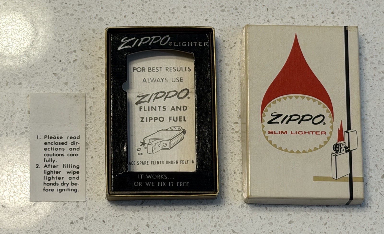 Zippo Slim Lighter General Finance Corporation Bob Adams Service w/Box Unused