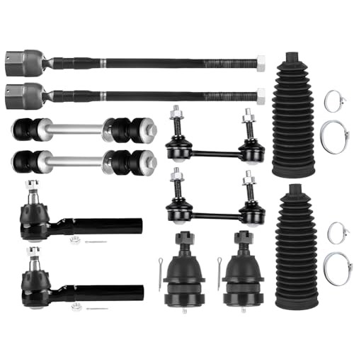 Front Inner Outer Tie Rod End w/Steering Boot fit for Ford for Mustang 1994