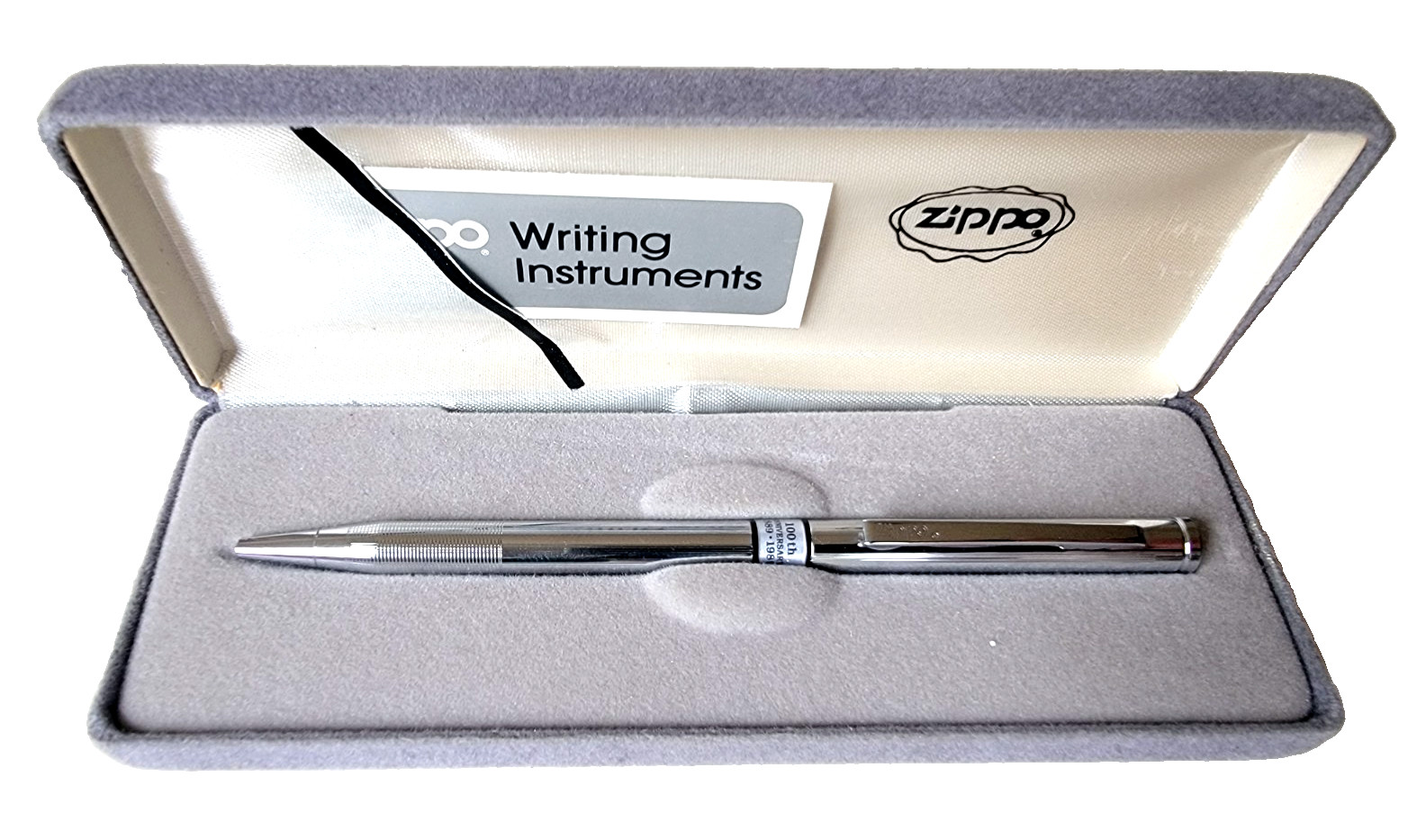 ZIPPO FOR CASE XX KNIVES ANNIVERSARY BALLPOINT PEN ORIGINAL PACKAGING CIRCA 1989