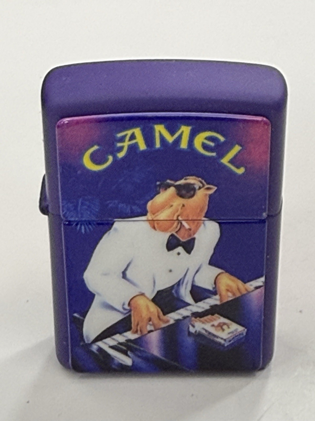 ZIPPO 1997 CAMEL PIANO PLAYER JOE Z301 PURPLE MATTE LIGHTER SEALED IN BOX D703