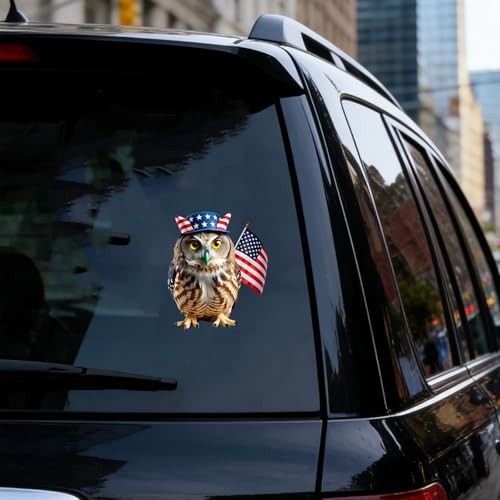America Eagle Anniversary Sticker – 2 Pack Eagle Flag Patriotic Sticker for