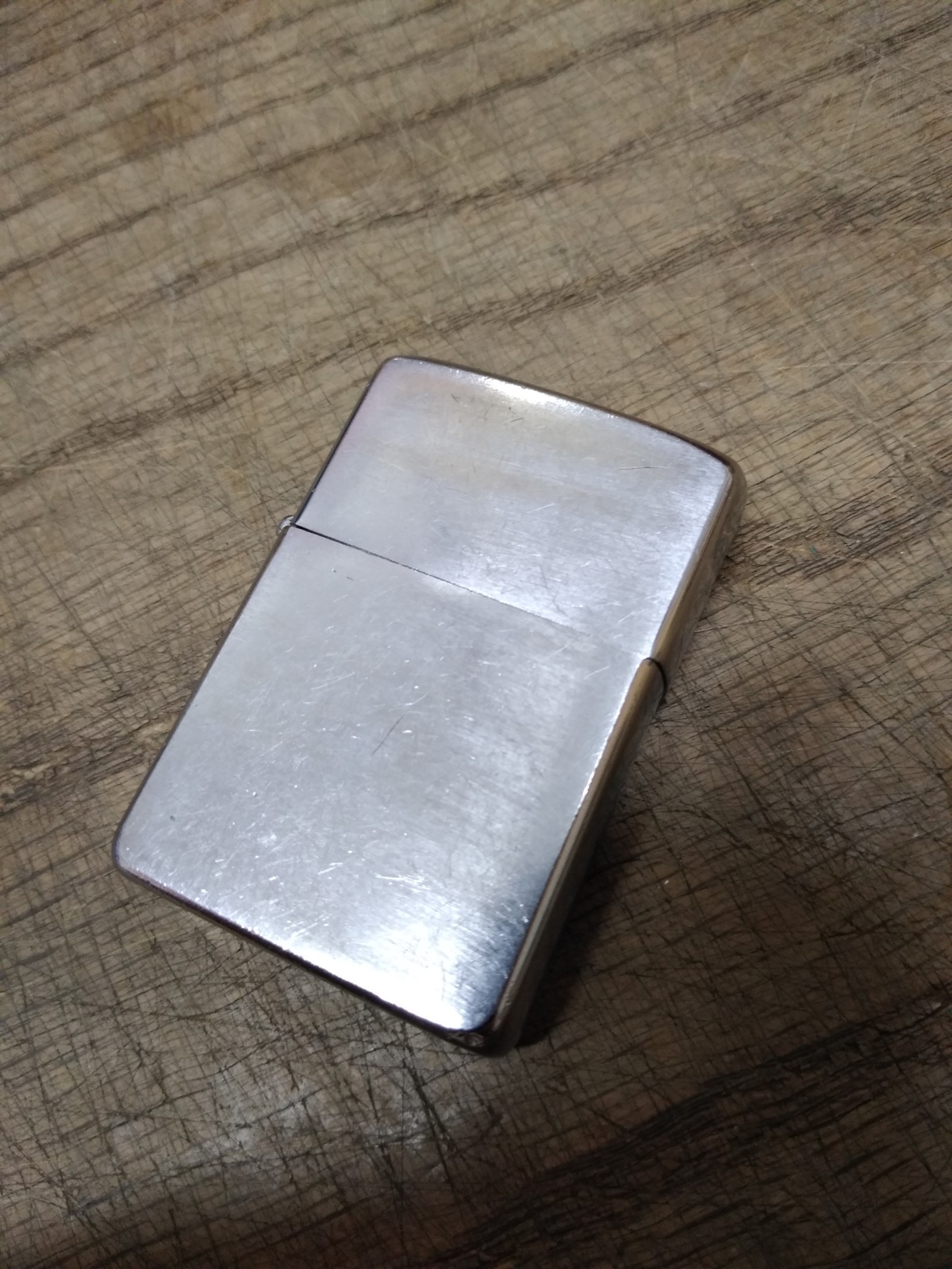 Vtg 1963 Zippo Brushed Chrome Cigarette Lighter 2517191 Orig Insert Papers Box!