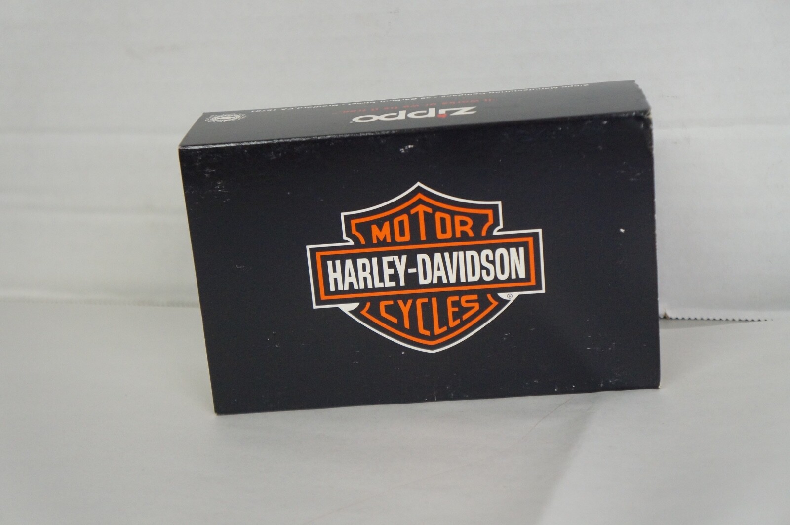 1996 NOS Zippo Lighter Harley Davidson HD160 W/ Money Clip Set Original Tin Box