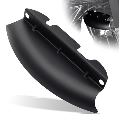 Motorcycle Lower Triple Tree Wind Deflector Compatible with Harley Matte Black
