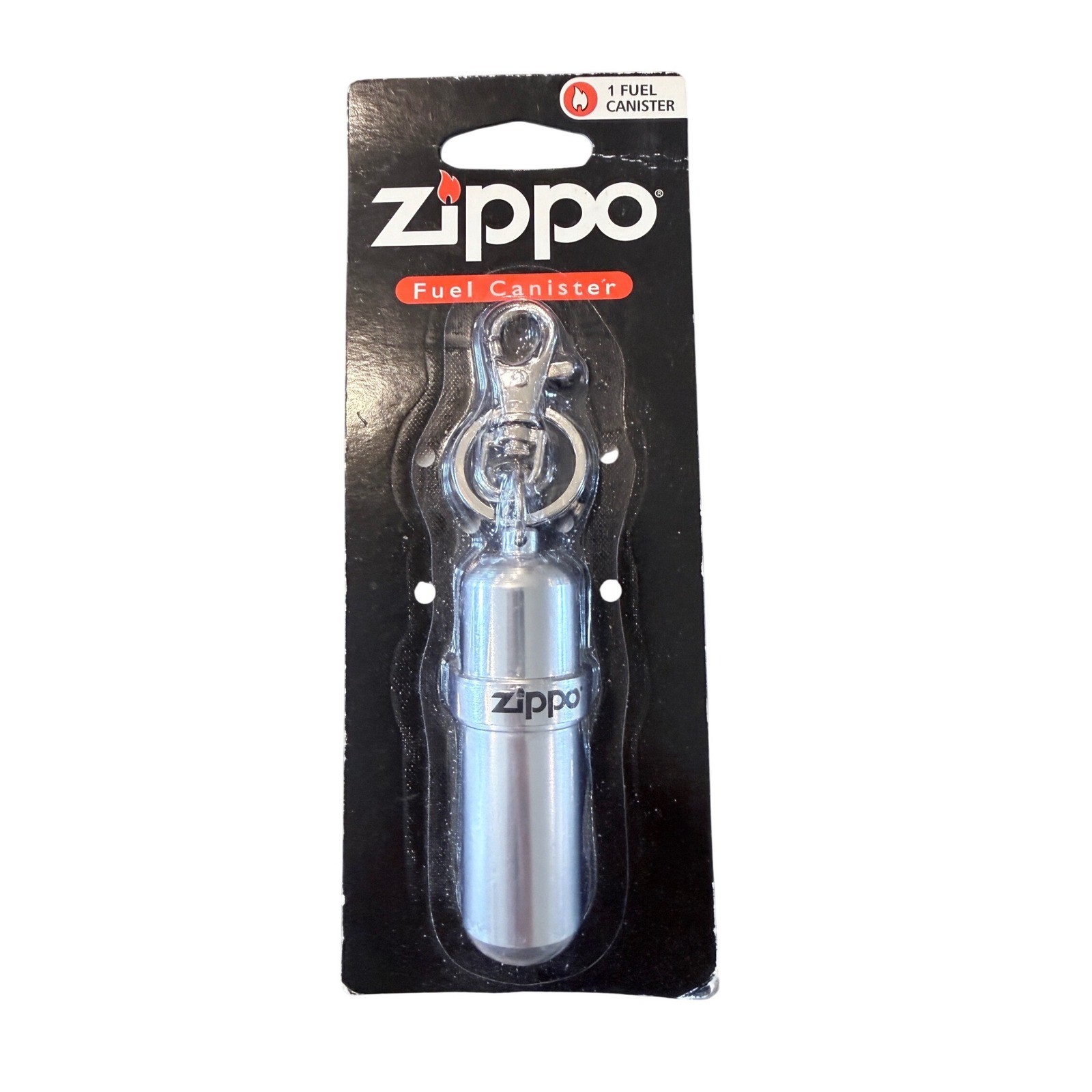 Zippo Fuel Canister Portable Lighter Fluid Carrier with Keychain Clip 121503