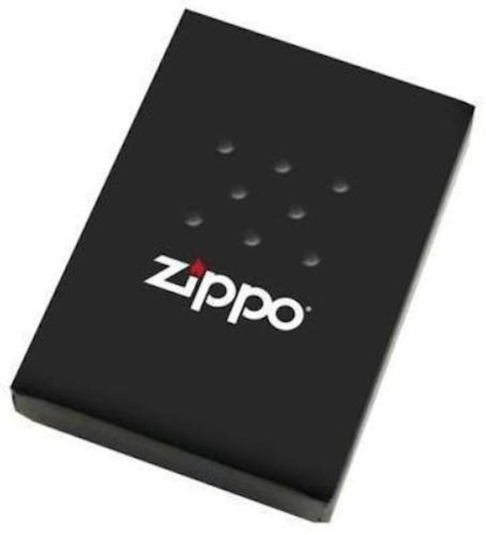 Zippo Lighter – Old Glory Satin Chrome
