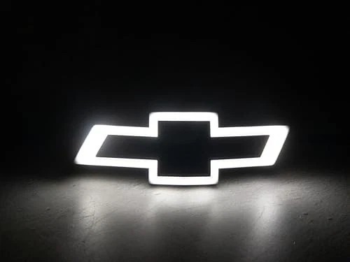 2016-2024 Chevy Camaro Grille Illuminated Bowtie Emblem | Black- White LEDs