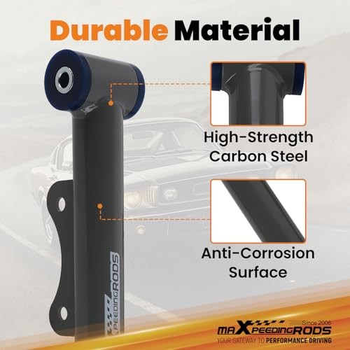 Rear Control Arms Kit for Ford Mustang, Mercury Capri 1979-2004, Cobras Gray
