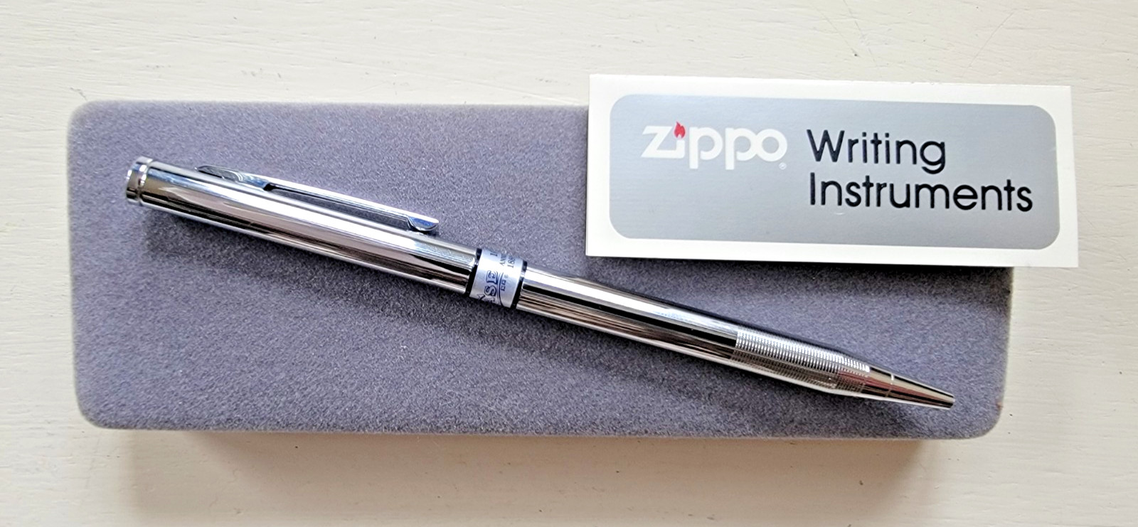 ZIPPO FOR CASE XX KNIVES ANNIVERSARY BALLPOINT PEN ORIGINAL PACKAGING CIRCA 1989