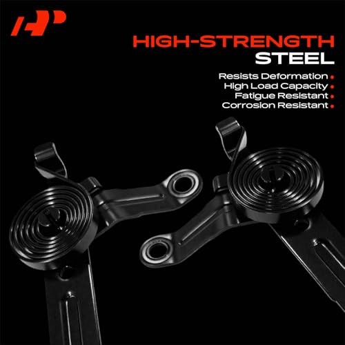 Set of 2 Front Driver and Passenger Hood Hinges Compatible with 2007-2014