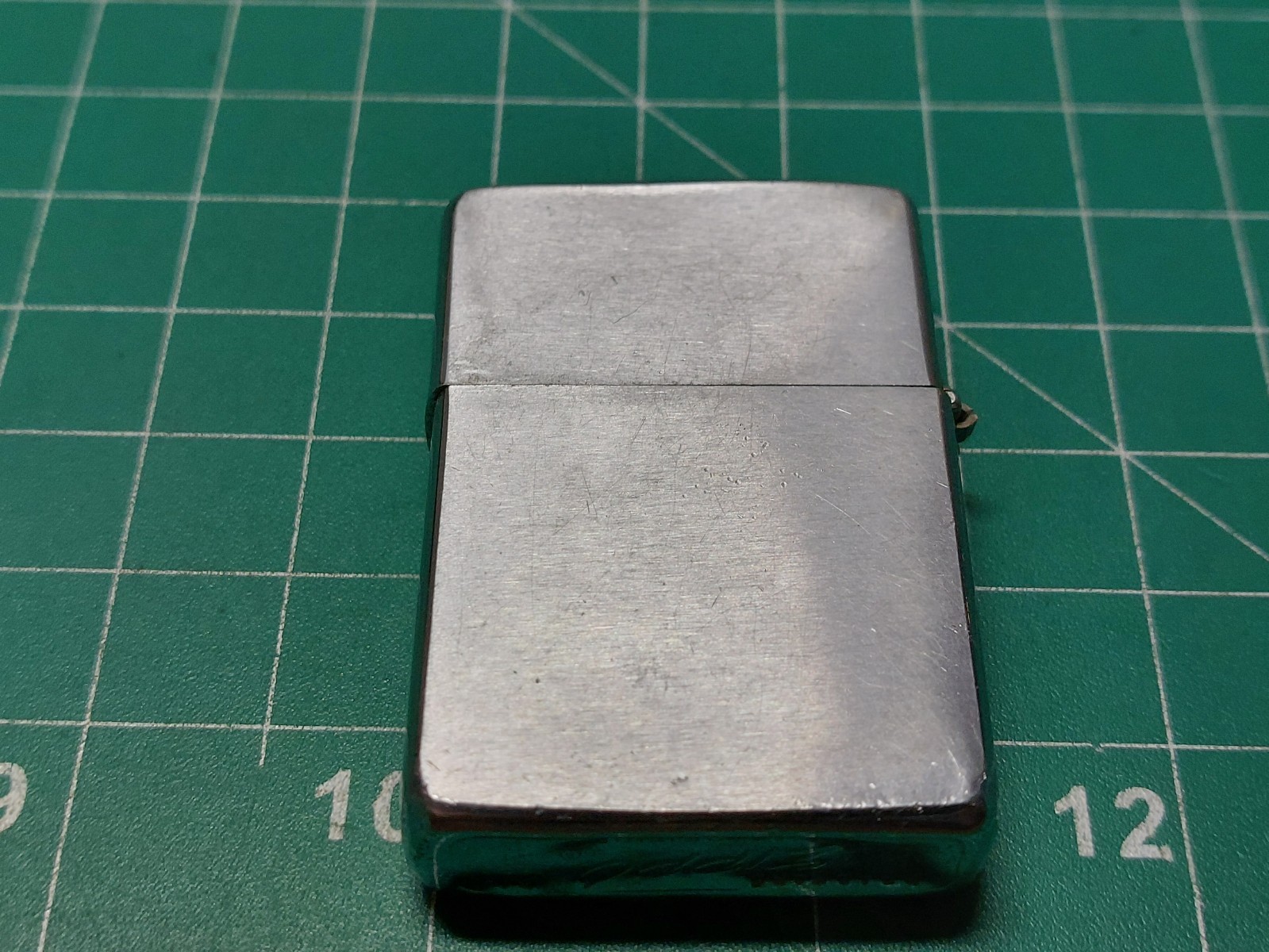 Vintage JAYCEES Advertising Zippo Lighter 1960s Damaged Hinge No Spark 2517191