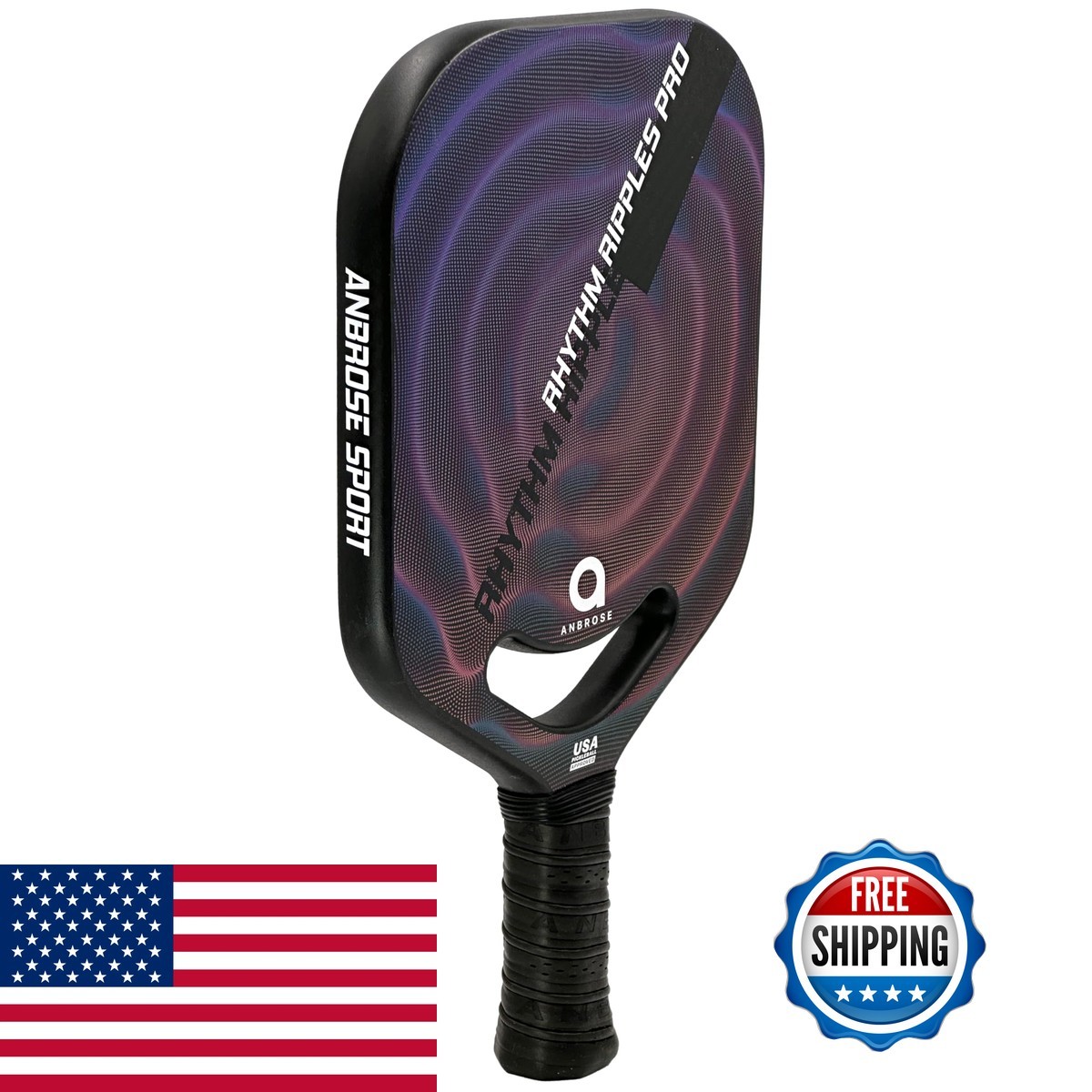 A Anbrose A. Anbrose Rrp Edgeless Pickleball 3K Carbon Fiber Polypropylene