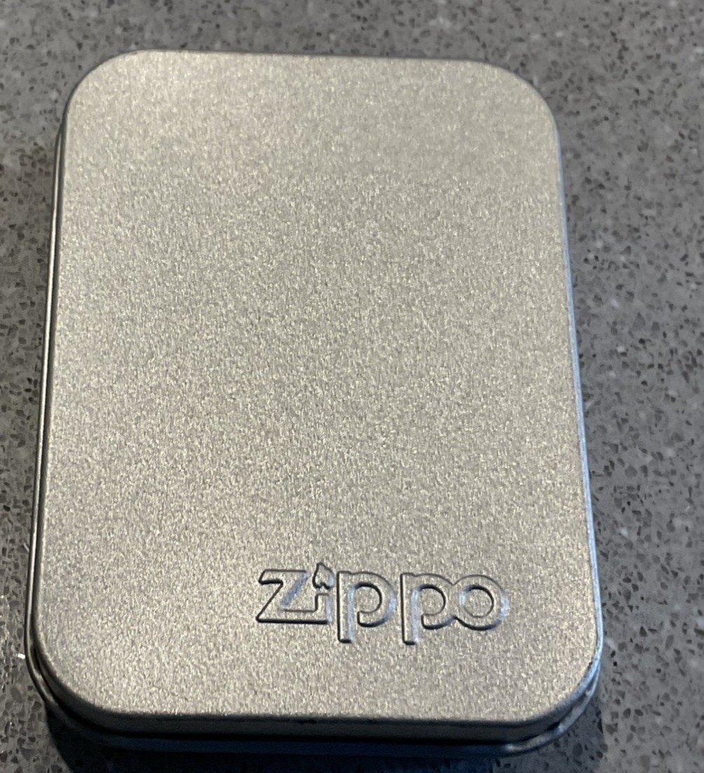 Genuine Brand New 2015 ZIPPO Lighter AMAZING ETCHED AUDI LOGO Black Ice Chrome