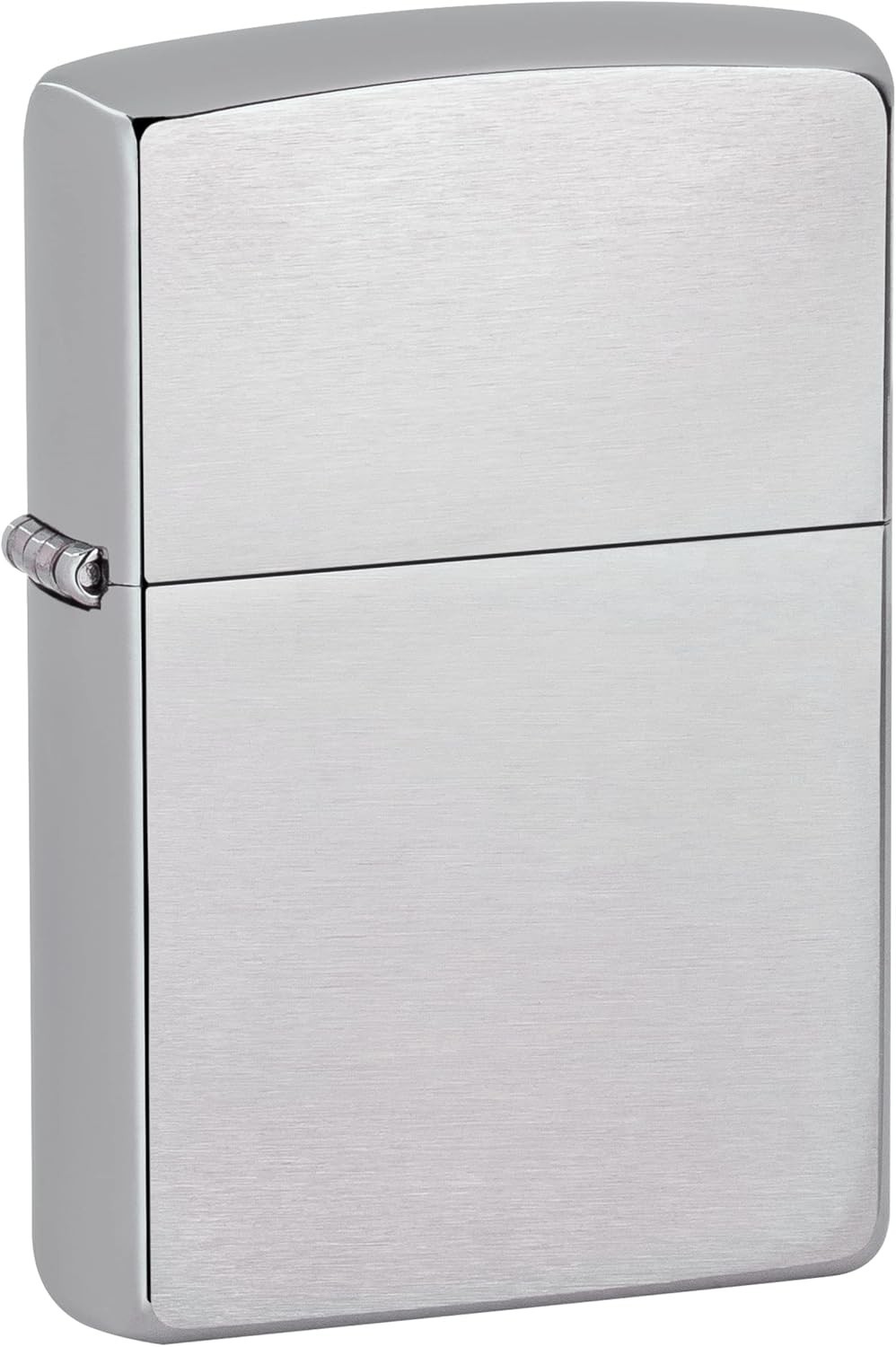 Timeless Classic Pocket Lighter – Durable Brushed Chrome, Windproof & Refillable