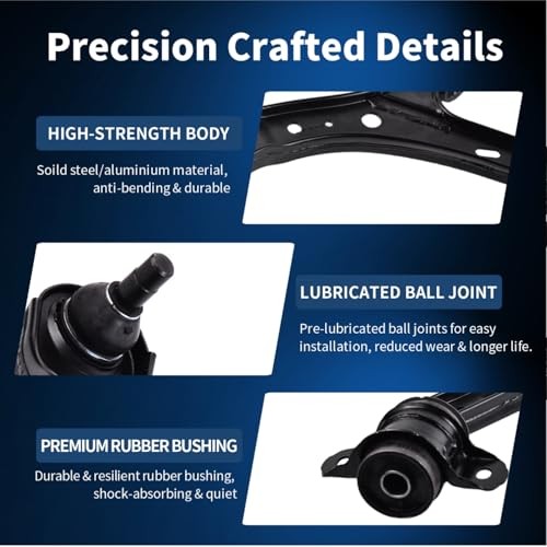 Front Lower Control Arm and Ball Joint Assembly 2pcs Front Lower Control Arm