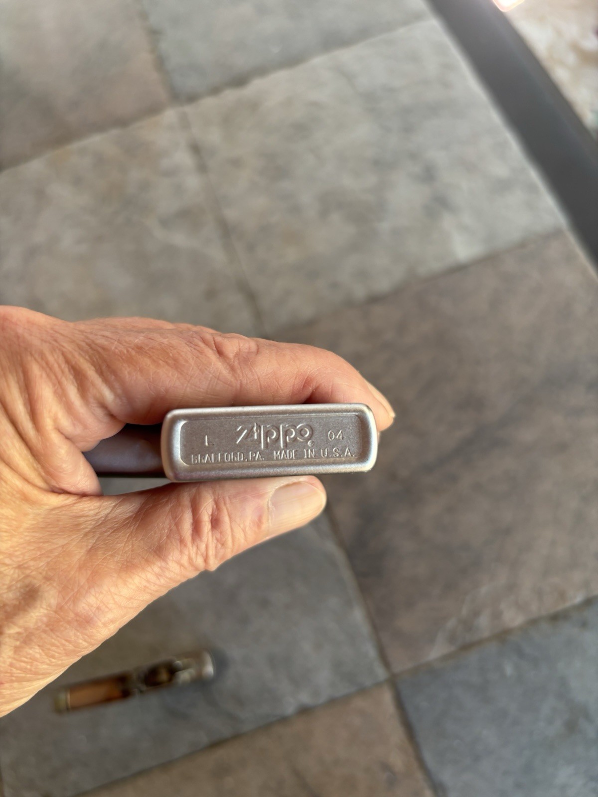 Silver Zippo Lighters 2 In Lot Including 1 Wick