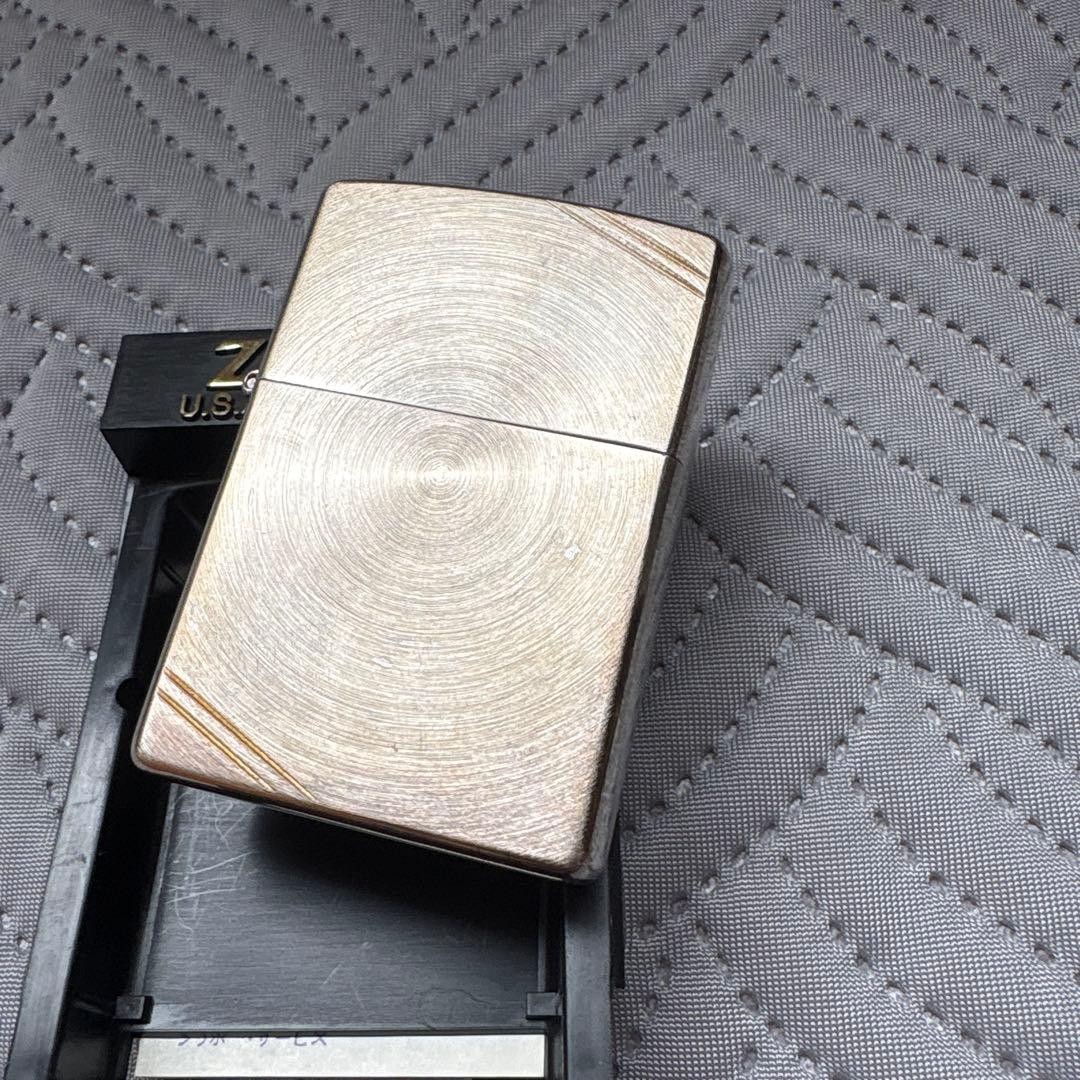 Zippo lighter body silver